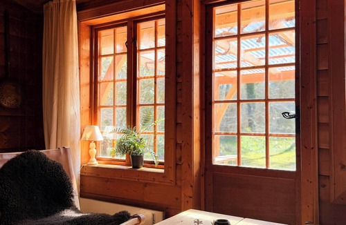 Ikast-Brande Municipality House | Unique log cabin in quiet forest