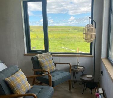 Isle of Lewis House | Unique luxurious cabin on sea view working croft