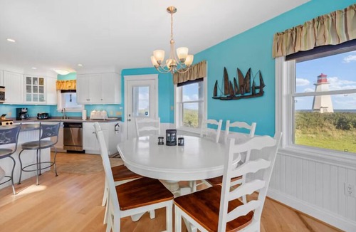 Naufrage House | Unique PEI Lighthouse Beach House with 360° Ocean Views by Shipwreck Point
