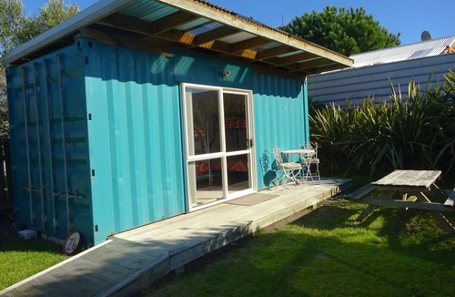 Himatangi Beach Apartment | Unique Shipping Container Stay at the Beach