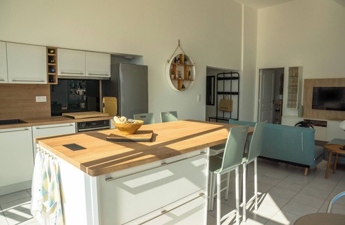 Crozon Apartment | Unique view of Morgat beach, private parking