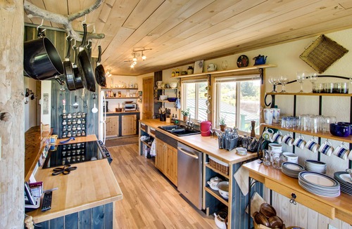 Lopez Island House | Unique waterfront home with lake & ocean views plus private sauna