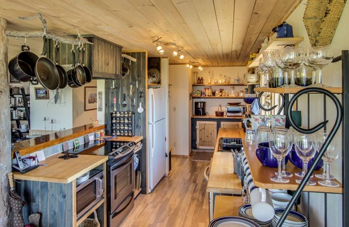 Lopez Island House | Unique waterfront home with lake & ocean views plus private sauna