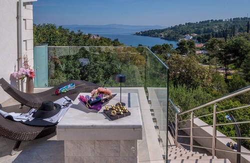 Rogac Villa | * Uniquely designed Villa Ivana Solta Island with Jacuzzi and sea view*