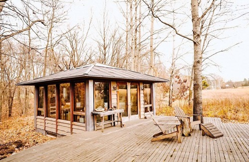 Almelund Cabin | Unity Farm-The Roost/stargazer cabin/river access
