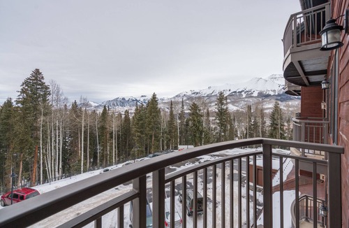 Mountain Village Condo | Unobstructed Mountain Views From Private Balcony in This Stunning 1-Bedroom Resi