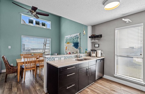Galveston House | Unobstructed Ocean views! Walk to the beach! King bed. Pets. NEMA 14-50 outlet!