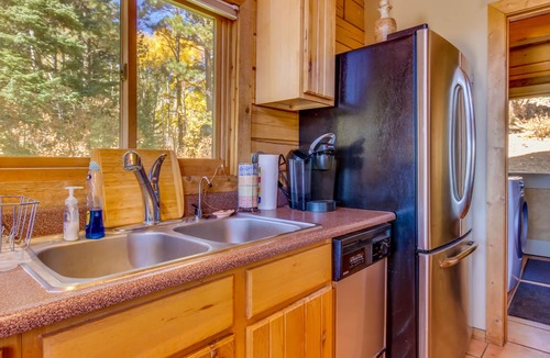 Durango Cabin | Unplugged dog-friendly getaway with tree-lined views