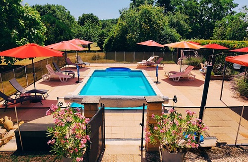 Chef-Boutonne Cottage | Unwind in the picturesque heart of the French countryside, with a swimming pool.