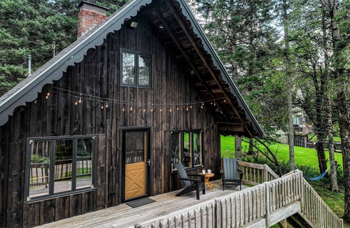 Rangeley Ski Chalet | Updated Cabin plus loft with Rangeley Lake Views, Canoe & Deck