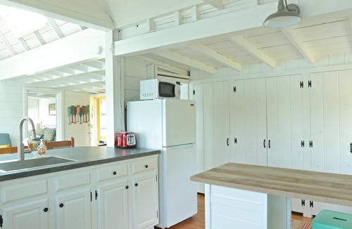 West Boothbay Harbor House | Updated Cottage on Water’s Edge with Deepwater Boat Dock!