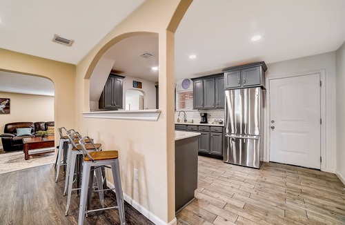 San Antonio House | Updated, dog-friendly home with fenced yard, grill, sunroom, & W/D