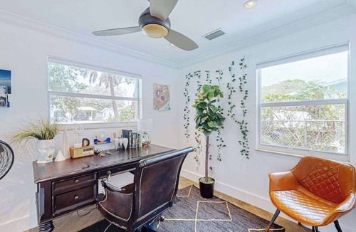 East Naples House | Updated home near beach/golf with private yard, firepit, & home office