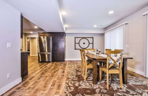Manitowish Waters House | Updated, tree-lined home on the snowmobile trail with gas fireplace & firepit