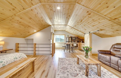 St. Albans Apartment | Updated Vermont Studio, Walk to Lake Champlain!