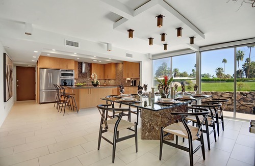 The Movie Colony House | Updated Wexler Midcentury Movie Colony Home, Large Backyard+Pool & Spa - The Cas