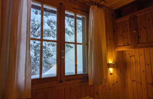 Riederalp Ski Chalet | Upper floor of cozy chalet with big balcony & stunning views