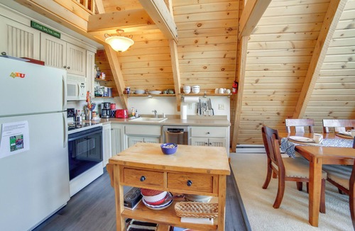 Channing Cabin | Upper Peninsula Lakefront A-Frame Cabin w/Dock