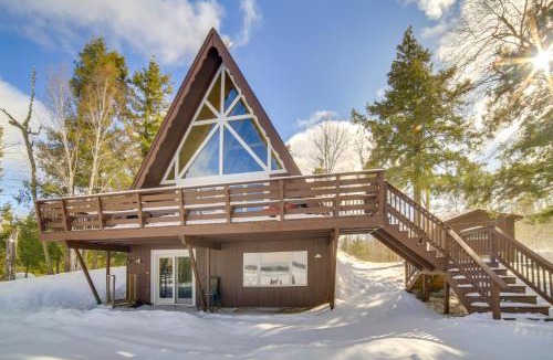 Channing House | Upper Peninsula Lakefront A-Frame Cabin w/Dock