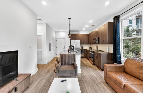Channel District Apartment | Upscale 2BR Stay | Minutes from Convention Center