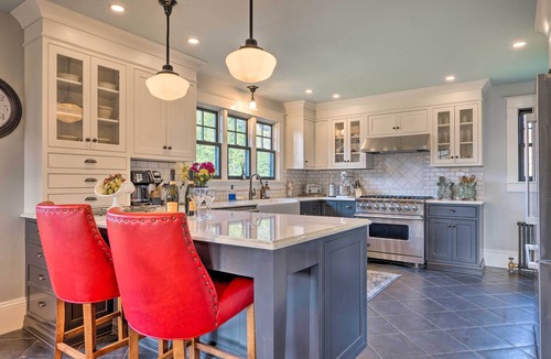 Derby Center House | Upscale Arts + Crafts Bungalow w/Yard, Pool!