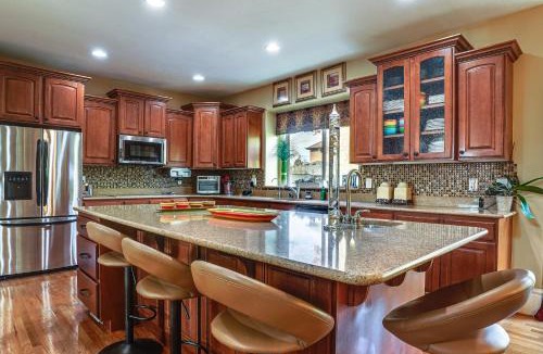 Orem House | Upscale Group Getaway in Orem with Private Hot Tub