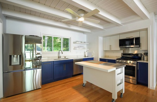 Harrison House | Upscale Lake House with Dock, Beach & Panoramic Views