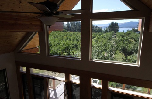 Finley Point House | Upscale Luxury Home on Cherry Orchard Overlooking Flathead Lake
