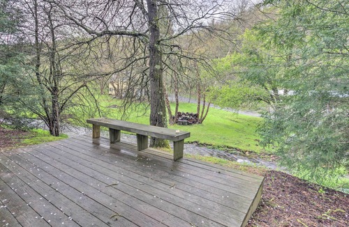 Blowing Rock Apartment | Upscale Rustic Duplex on Stream, Near Blowing Rock