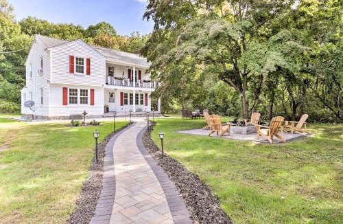 Waterbury House | Upscale Waterbury Retreat w/Indoor Hot Tub!
