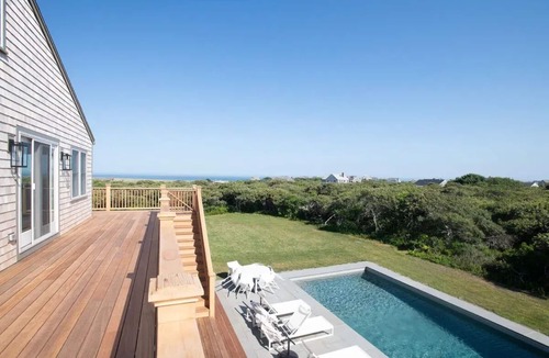 Tom Nevers House | Upside down home with upper deck and unobstructed water views