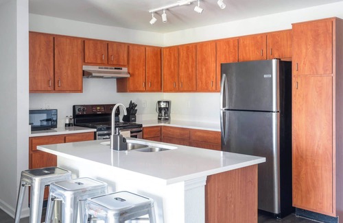 West Campus Apartment | Upstay Inviting Condo w Pool, Gym, Games, BBQ
