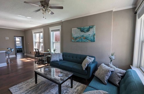 Tower Grove East Apartment | Urban 2BR/1BA w/Backyard & WFH Desk | St. Louis