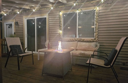 Berwick House | Urban Flame and Frame (firepit+ping pong table)