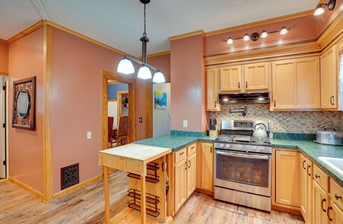 Utica House | Utica Vacation Rental: Gas Grill & Spacious Yard!