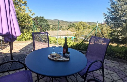 Saint-Andre-de-Roquepertuis House | Vacation home on a road lined with olive trees and close to the Ceze river.