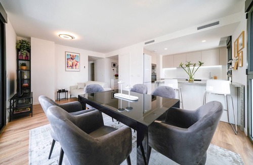 Cornella de Llobregat Apartment | Vacation Apartment "Sunsets & Pool in Barcelona" with Balcony, Shared Pool & Wi-Fi