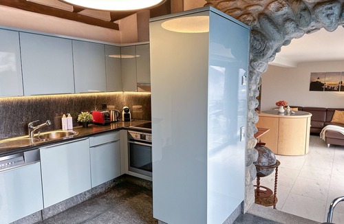 Brione sopra Minusio House | Vacation home with beautiful 180° panoramic view, detached barrel sauna, and hot