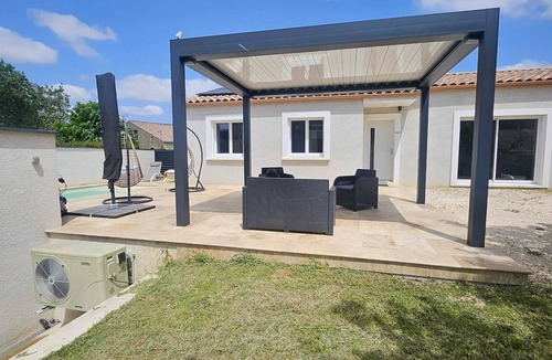 Ornaisons House | Vacation home for families or friends, swimming pool, in village, 30 mins from the sea