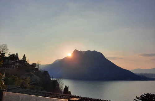 Caprino House | Vacation home with exclusive lake view, on Lake Lugano - lakeside plot, hiking area.