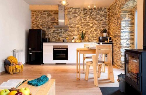 Les Apartment | Val Aran: apartamento con chimenea,jardín y vistas