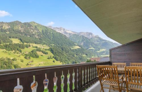 Val d'Illiez Apartment | Val d'Illiez, 6 pers - balcon et vue - parking