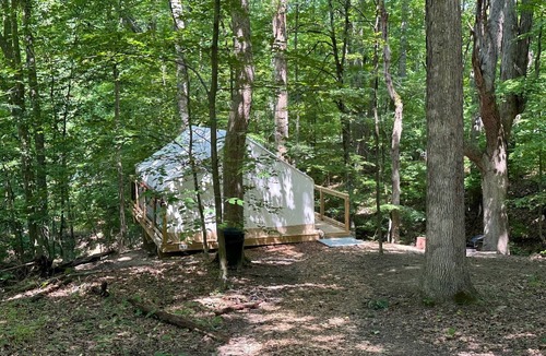 Cuyahoga Falls RV Rental | Valley Overlook - Glamping Tent N2 - the heart of Cuyahoga Valley National Park