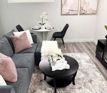 Transcona Apartment | Velvet and Rose Elegant Private 2BR Basement Suite