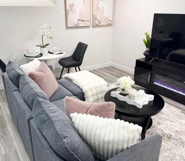 Transcona Apartment | Velvet and Rose Elegant Private 2BR Basement Suite