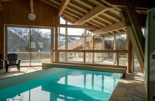 Barboleusaz Ski Chalet | Verseau avec piscine intérieure