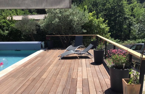 Chambonas House | Very beautiful stone house 3 bedrooms, river views, garden,