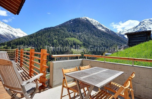 Grimentz Ski Chalet | Very comfortable chalet on 3 levels for 8 people, living room with fireplace, kitchen area with dish