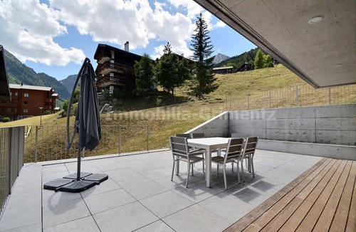 Grimentz Apartment | Very comfortable flat for 8 people, living room, kitchen area with dishwasher, 2 double bedrooms, 1