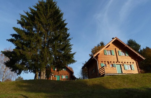 Saulxures House | Very quiet wooden house with log sauna in a charming environment
